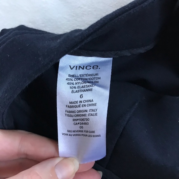 VINCE BLUE DRESS PANTS SIZE 6 EUC - Picture 6 of 6